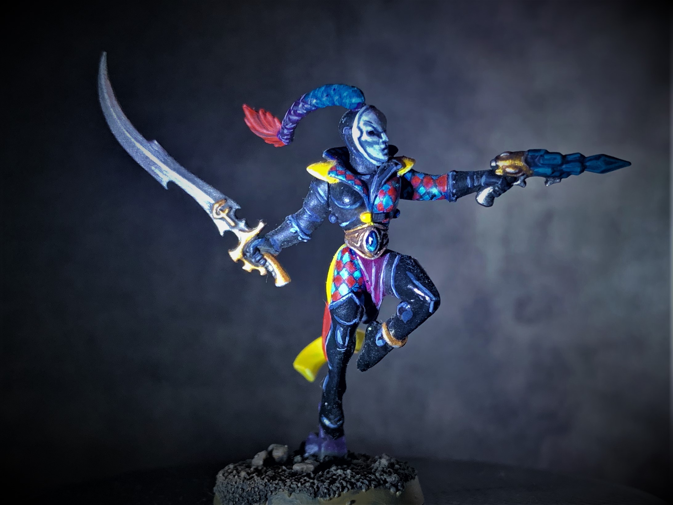 Harlequin Player